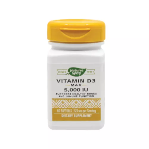 Vitamina D3 5000UI * 60 capsule moi