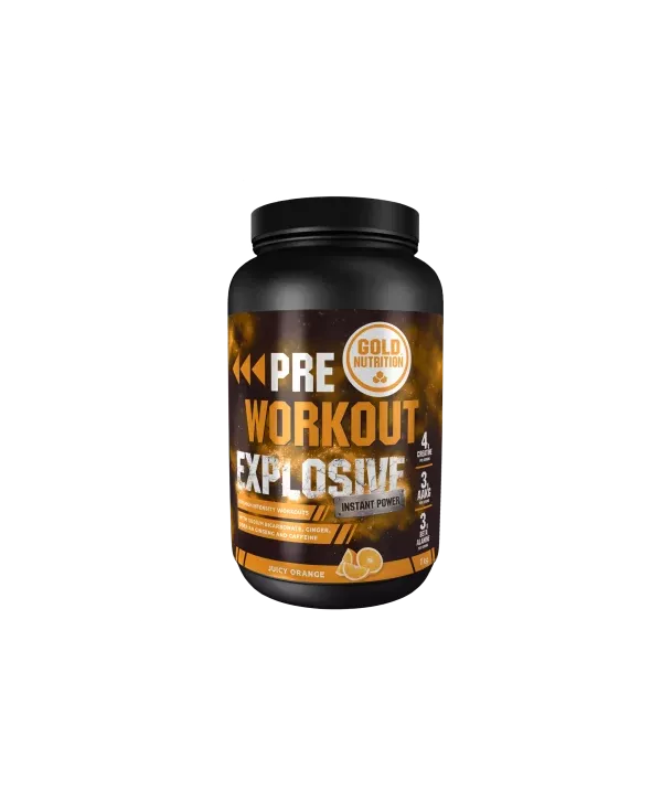 GoldNutrition preworkout explosive cu aromă de portocale