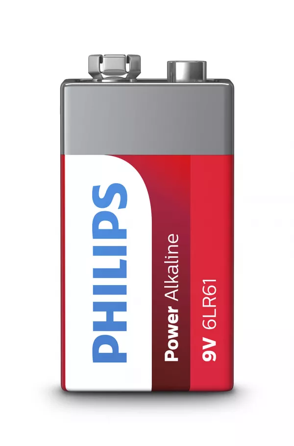 Baterie Philips Power Alkaline 9V 1-blister