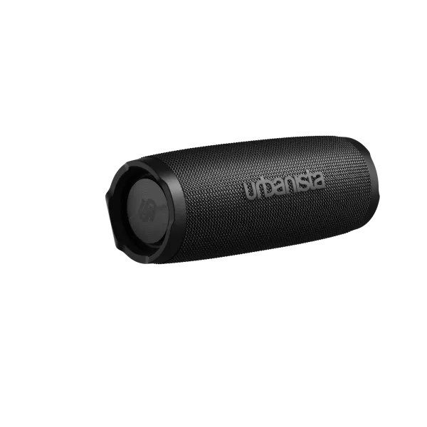 Boxa portabila Urbanista Nashville, Wireless, 20W, Bluetooth 5.2, IPX7, autonomie pana la 18 ore, incarcare USB-C, negru