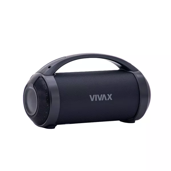Boxa portabila wireless Vivax BS-90, Bluetooth, 8.5W, redare 6.5h, functie TWS, FM, Aux-in, USB, iluminare LED, negru