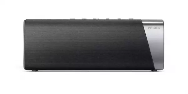 Boxa portabila Philips TAS5505/00, Bluetooth v.5, 20W, 4800 mAh, TWS, IPX7, redare 12h, microfon incorporat, negru/gri