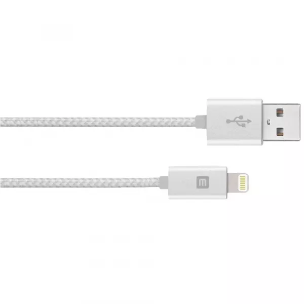 Cablu de date/incarcare Evelatus MFI04, pentru Apple, lungime 2 m, argintiu