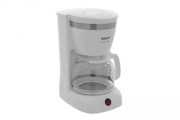 Cafetiera Vivax CM-08127W, 800W, 1.2 L, functie antipicurare, mentinere temperatura, filtru detasabil, alb