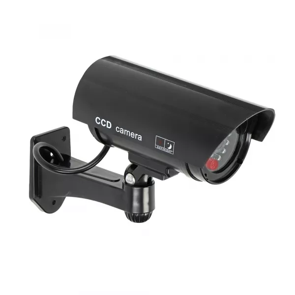 Camera supraveghere falsa CCTV VIRONE CD-3/B, 2 x AA, dioda LED, negru