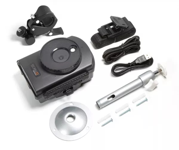 Camera Time Lapse Technaxx TX-164, ecran TFT LCD 2.4", video 1920x1080/25fps, IP56, microSD, 12xAA/DC6V/1A, negru