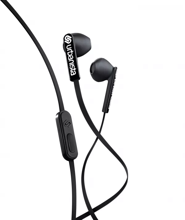 Casti audio In-Ear Urbanista San Francisco, 32 Ohm, microfon, cablu 1.2 m, USB-C, negru
