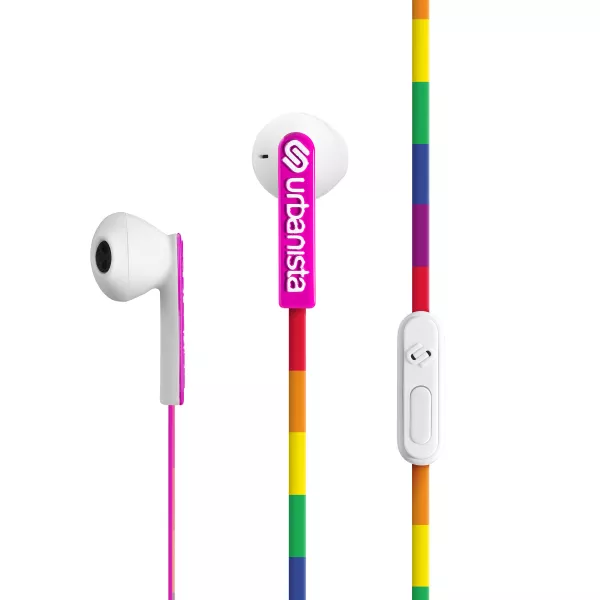 Casti audio In-Ear Urbanista San Francisco, microfon, cablu 1.2 m, multicolor