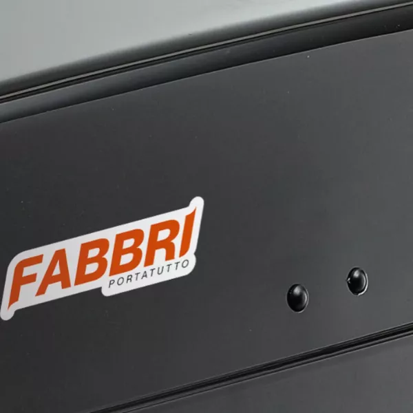 Cutie portbagaj Fabbri Nova 430, negru lucios, 430 litri