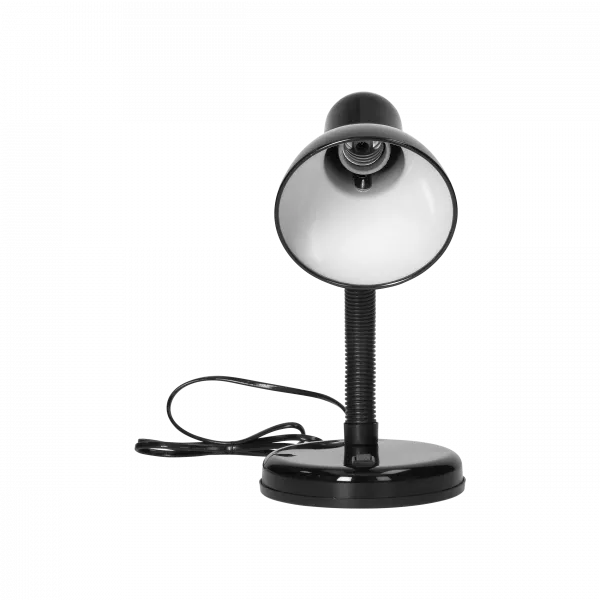 Lampa de birou VIRONE FUPI DL-4/B, E27, 40 W, IP20, cablu 1 m, brat flexibil, otel + plastic, negru