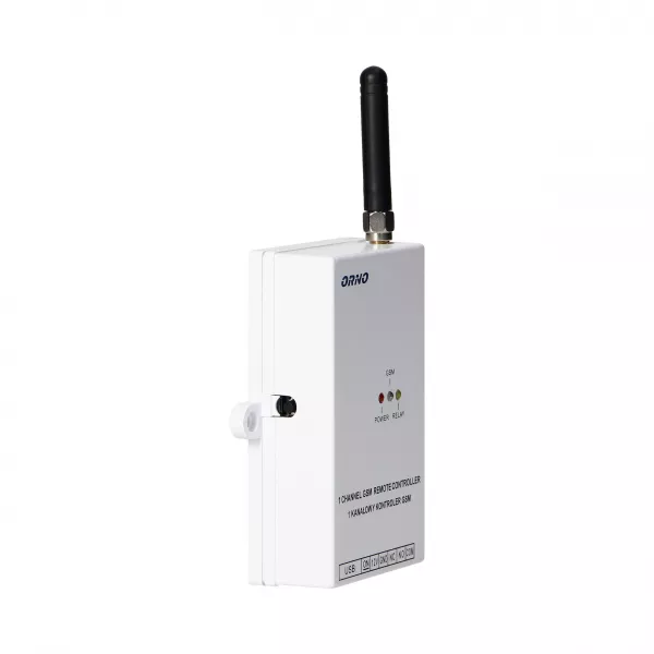Modul ORNO OR-GB-449 pentru comanda deschidere usa garaj/poarta, GSM, USB, 2300W, 12V, IP20, alb
