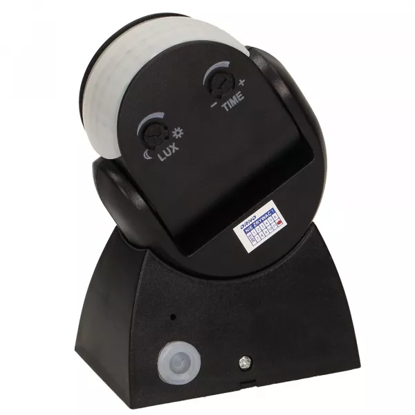 Senzor crepuscular si de miscare ORNO OR-CR-236/B, reglabil vertical si orizontal 180 °, IP65, negru