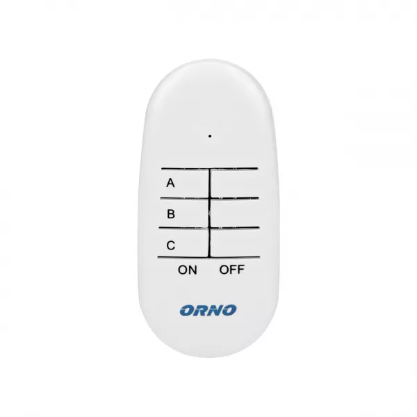 Set 3 prize wireless cu telecomanda ORNO OR-GB-438(GS), mini, Schuko, 3000W, IP20, alb