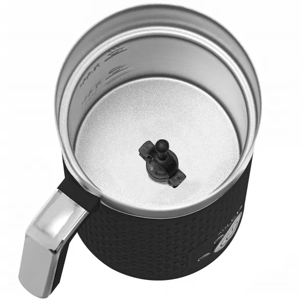 Spumator lapte Adler AD 4494b, 4 functii, 300 ml, 500W, lapte cald si rece, baza rotativa 360°, oprire automata, ideal pentru cappuccino și latte, negru