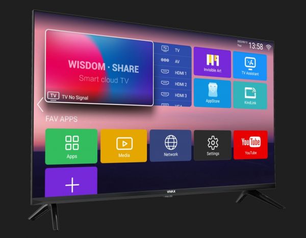 Televizor LED Smart Vivax 32LE131T2S2SM, Android 9, HD Ready, 80 cm, Clasa F