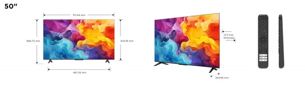 Televizor TCL LED 50V6B, 126 cm, Smart Google TV, 4K Ultra HD, Clasa F
