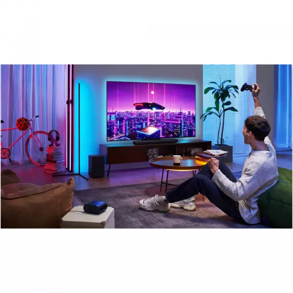 Televizor TCL MiniLed 75C805, 189 cm, Smart Google TV, 4K Ultra HD, 100hz, Clasa G
