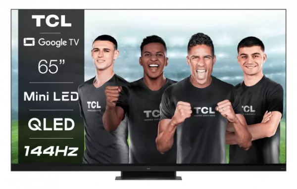 Televizor TCL MiniLed 65C935, 164 cm, Smart Google TV, 4K Ultra HD, 144hz, Clasa G
