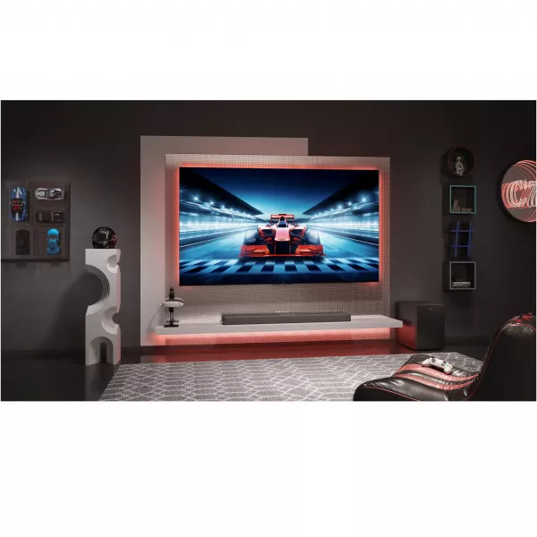 Televizor TCL QLED 55C745, 139 cm, Smart Google TV, 4K Ultra HD, 100hz, Clasa F