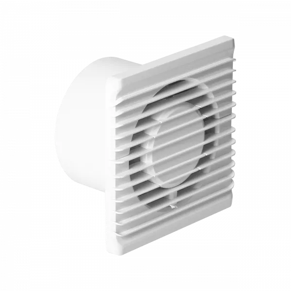 Ventilator baie VIRONE BF-100/HT, 8 W, 93 m³/h, 2400 rpm, 100 mm, temporizator, senzor umiditate, montare in perete, silentios, alb