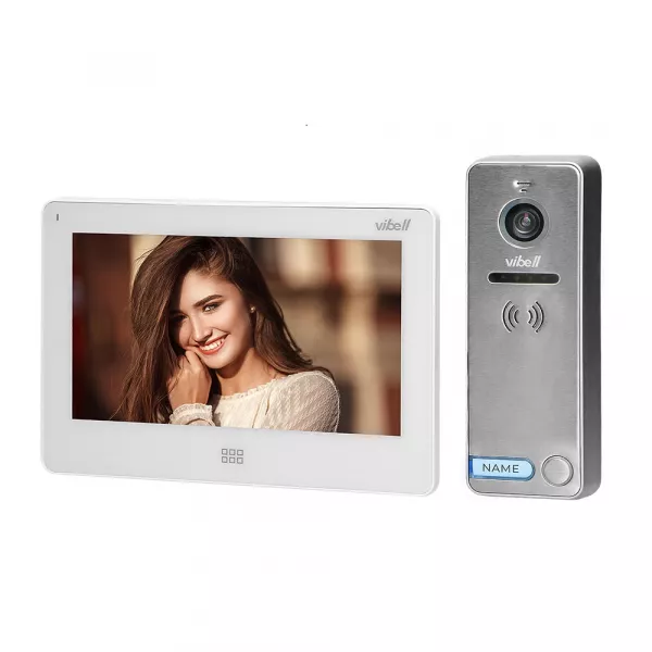 Videointerfon pentru o familie Vibell FELIS MEMO ORNO OR-VID-EX-1060/W, color, monitor plat LCD 7