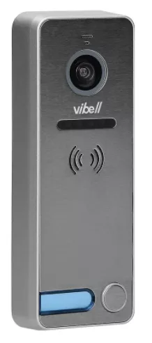 Videointerfon pentru o familie Vibell NOVEO ORNO OR-VID-EX-1057/W, color, monitor plat LCD 7", control automat al portilor, functie intercom, 12 sonerii, IP65, alb/gri