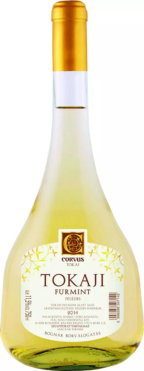 Vin VIN TOKAJI ALB FURMINT DEMIDULCE CORVUS 750ML # 6 buc 12
