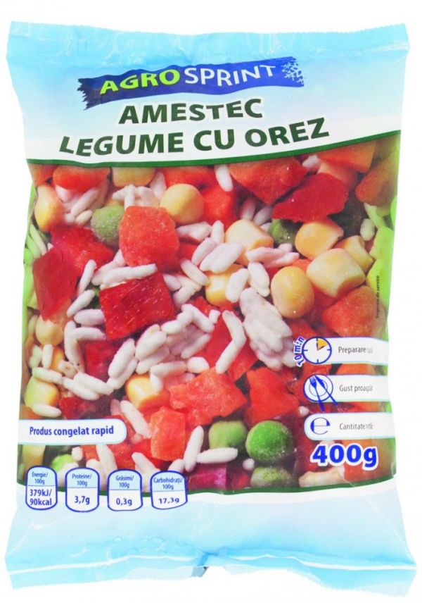 Legume congelate AMESTEC LEGUME MIX CU OREZ CONG.AGROSPRINT