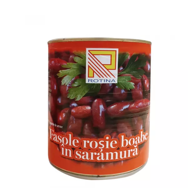 image of Conserva Fasole Rosie Boabe In Saramura Rotina 800G