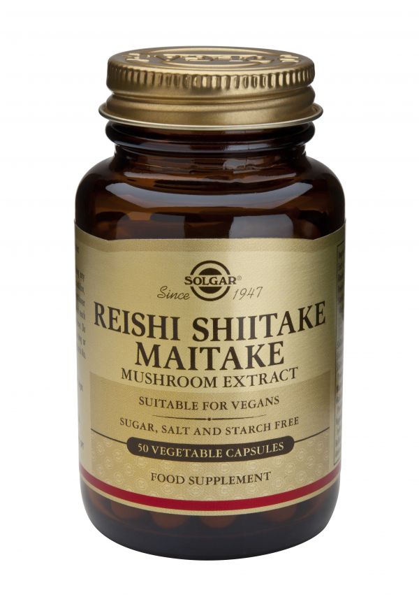 Reishi Shiitake Maitake x 50 capsule (Solgar) Pret 0,00 RON