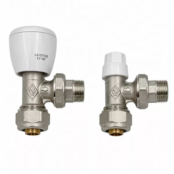 Set robineti calorifer tur retur 1/2 teava pex 16 mm Kas- Sh