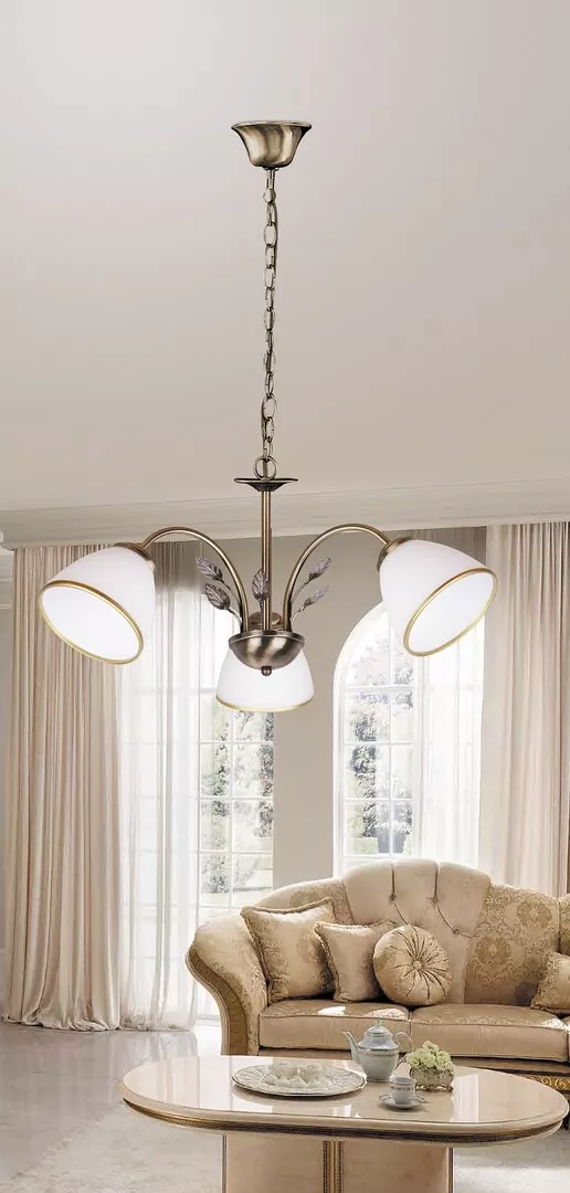 Candelabru Aletta ceiling lamp E14/3*40W 2779 | inclus timbru  verde 1.00lei