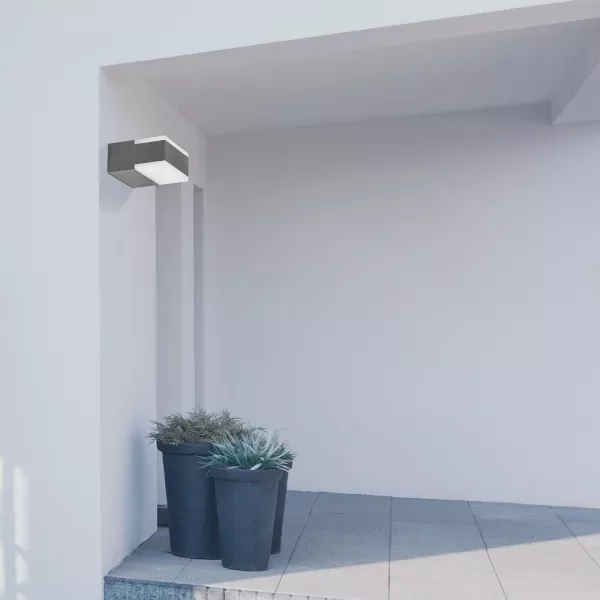 Aplica exterior Bona walllamp LED 2x4.5W antr.grey 8060 |inclus timbru verde 0.45lei 8060