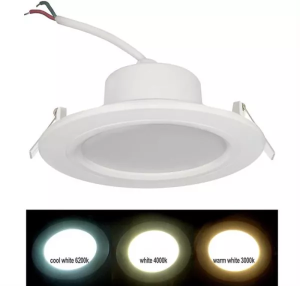 corp rotund cu LED 6W alb / lumina calda - IP54