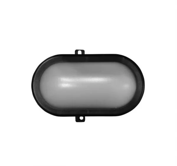 corp-aplica oval negru cu led 10W lumina alba 230V - IP54