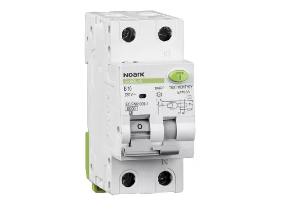 INTRERUPATOR AUTOMAT DIFERENTIAL RCBO ICN=6KA/1+N POLI/CAR. B/IN=10A/IΔN=30MA/TIP AC