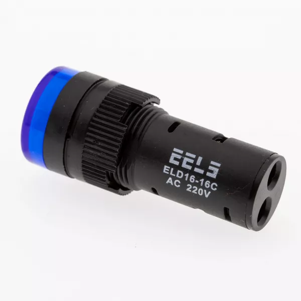 Lampa led prezenta tensiune Ø16mm ELD16-16C albastru 220V AC