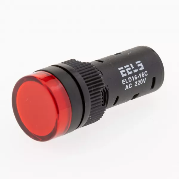 Lampa led prezenta tensiune Ø16mm ELD16-16C rosu 220V AC