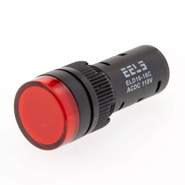 Lampa led prezenta tensiune Ø16mm ELD16-16C rosu 110V AC