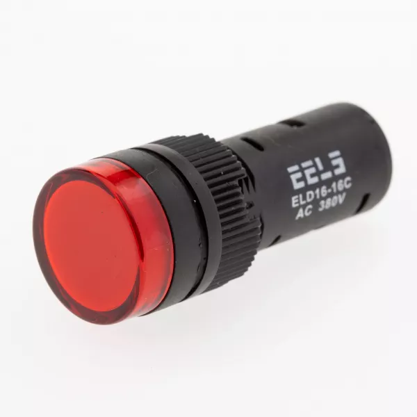 Lampa led prezenta tensiune Ø16mm ELD16-16C rosu 380V AC