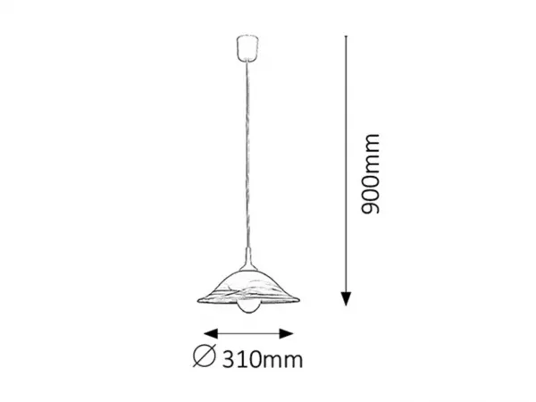 Pendul Lampa suspendata alabastro D30 tabaco 3955 | inclus timbru  verde 0.45lei