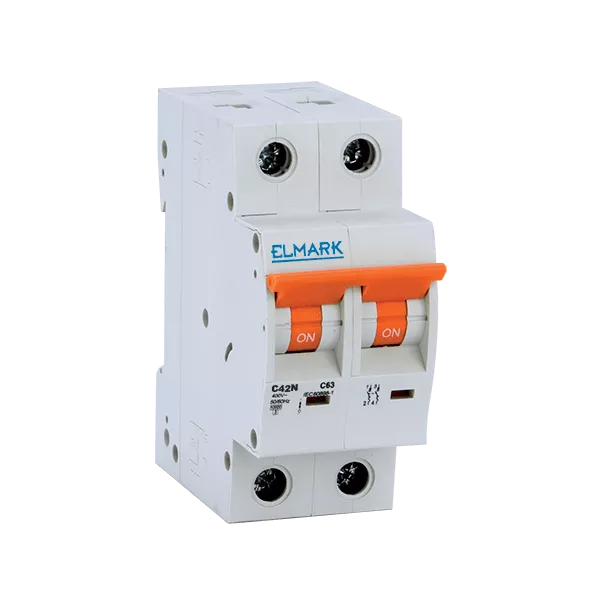 Siguranță automată 2P 63A 4.5kA curba C 230V AC, 50/60Hz