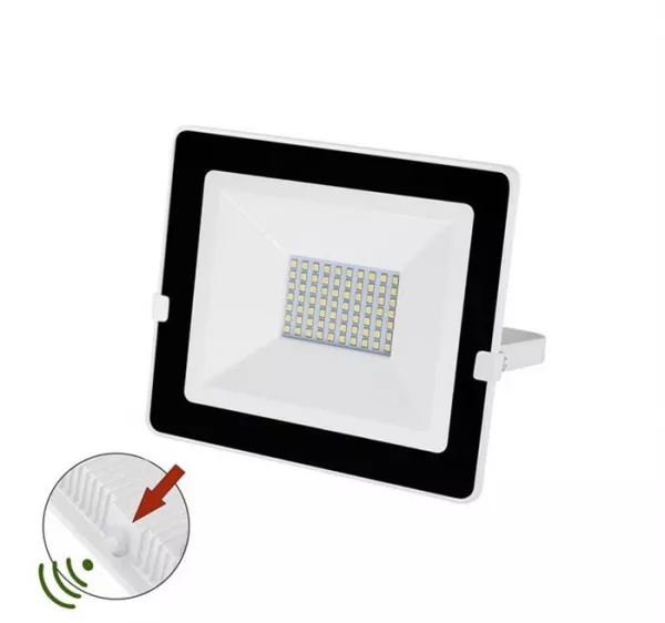 "SLIM" 30W SMD LED lumina alba (4000k)  alb + fotocelula