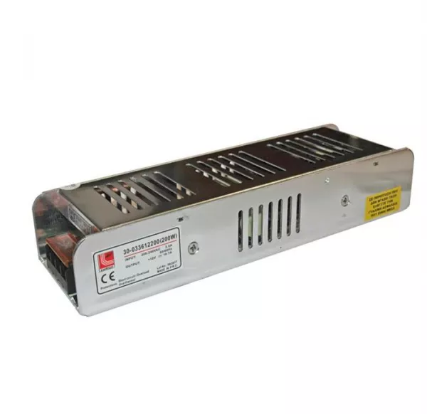 TRANS.PT.LEDURI 240V/12VDC 250W aluminiu mini