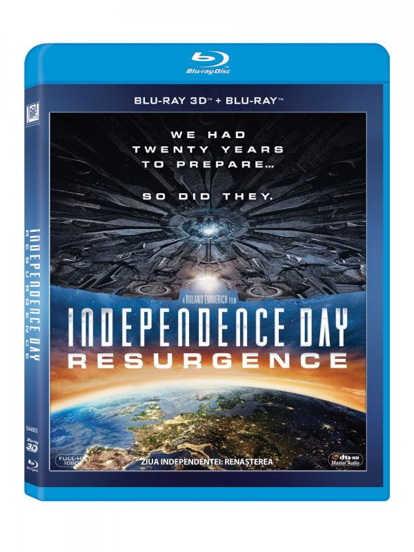 Blu Ray 3d Ziua Independentei 2 Renasterea Independence D