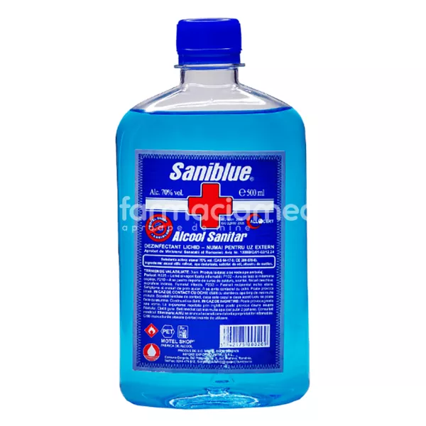 Alcool Sanitar Saniblue, 500ml