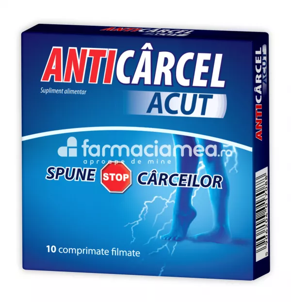 Anticarcel ACUT combate crampele musculare, 10 comprimate, Zdrovit