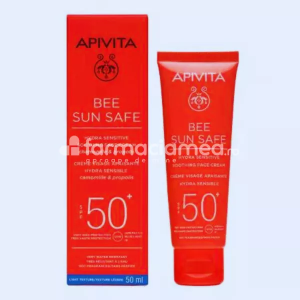 Apivita Sun Crema Protectie Ten Sensibil SPF50 50ml