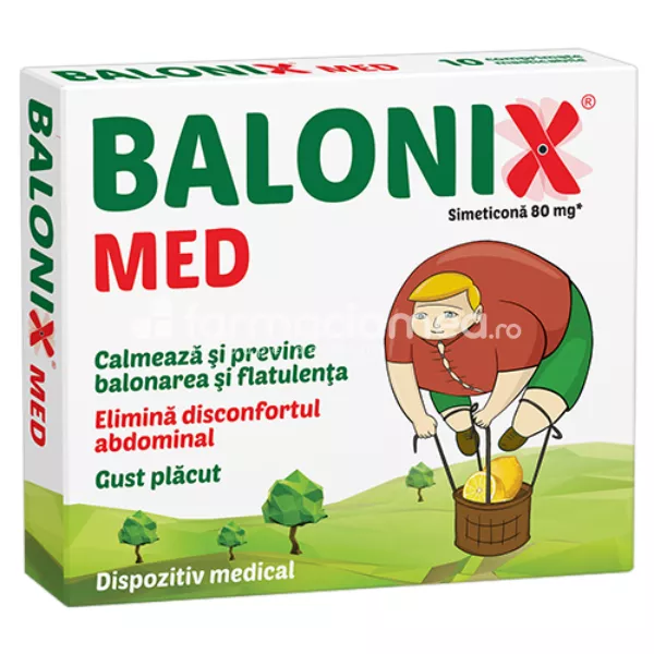 Balonix Med, 20 comprimate masticabile Fiterman Pharma