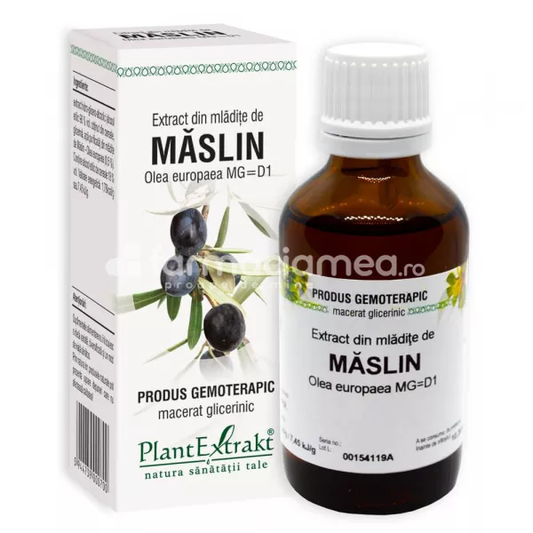 Extract mladite maslin, 50 ml, PlantExtrakt, [],farmaciamea.ro